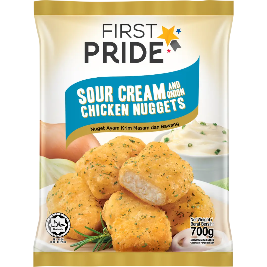 FIRST PRIDE SOUR CREAM CHICKEN NUGGET 700G