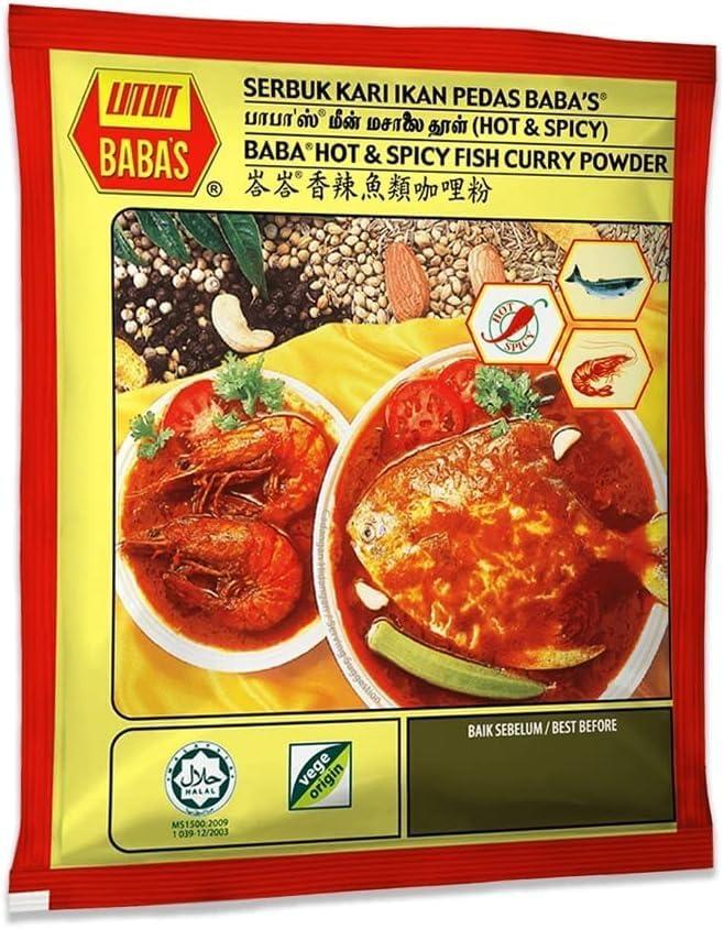 Baba's Serbuk Kari Ikan Pedas 250g