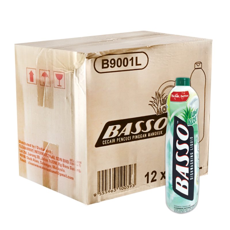 Basso Dishwashing Liquid Lime Aloe Vera 900ML