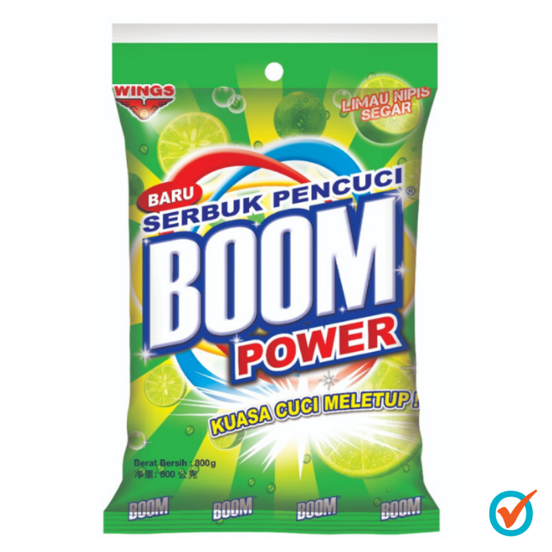 Boom Powder Detergent Lime 750g
