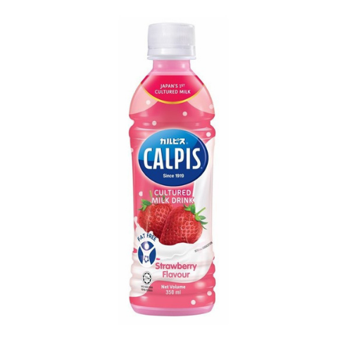 Calpis Smooth Strawberry Flavour Cultured Milk Drink 350ml
