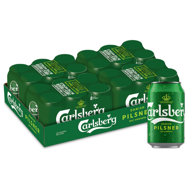 Carlsberg Bir Tin Hijau 320ml