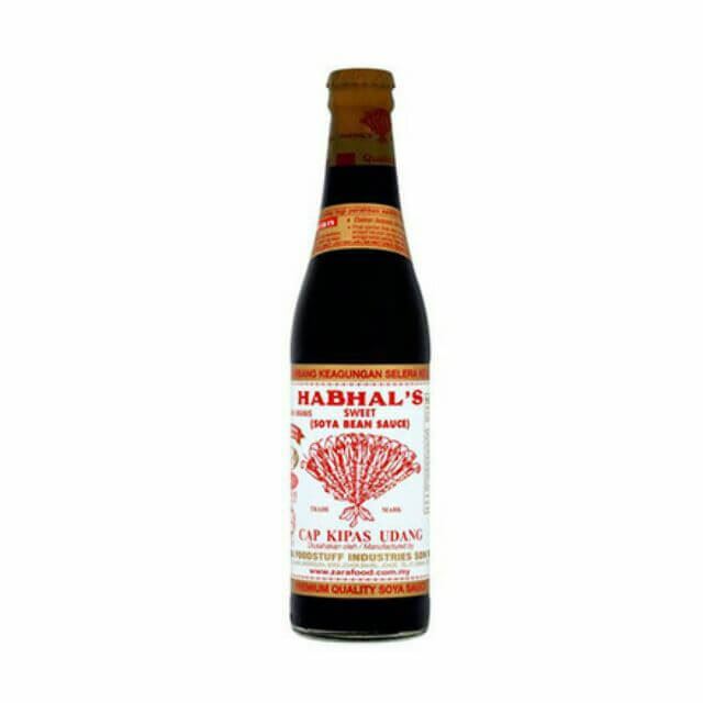Habhal's Cap Kipas Udang Kicap Lemak Manis 345ml
