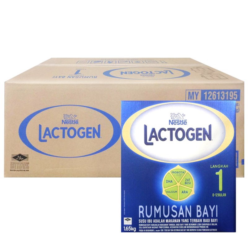 NESTLÉ LACTOGEN® STEP 1 INFANT MILK FORMULA 0-12 MONTHS (1.65KG)