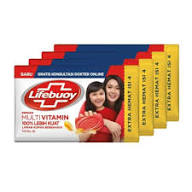 Lifebuoy Total 10 Antibacterial Bar Soap (3+1) x 100g (Value Pack)