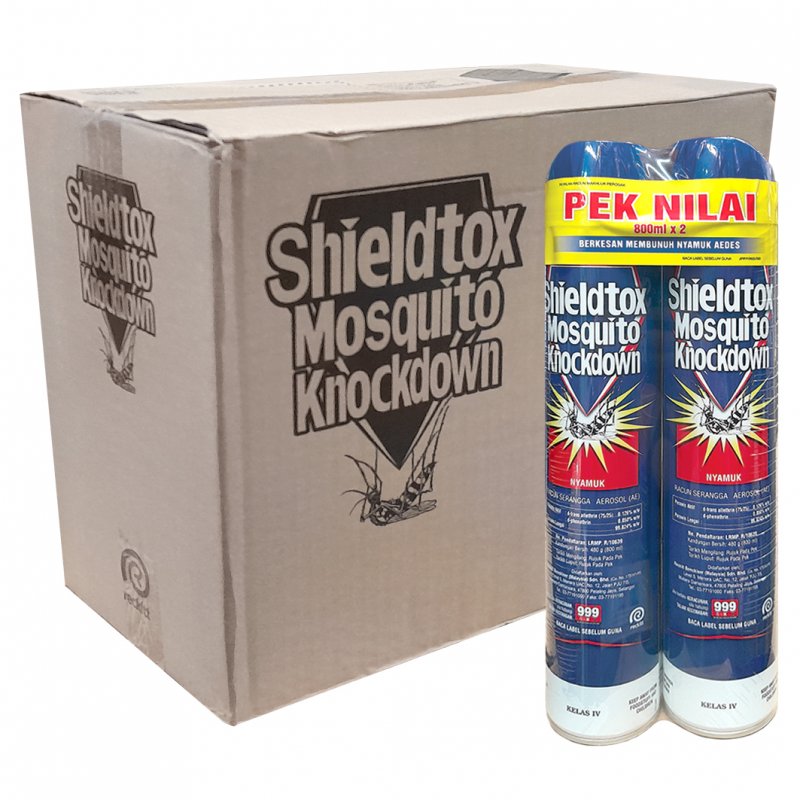 Shieldtox Semburan Nyamuk 9*(2*720ML)TP