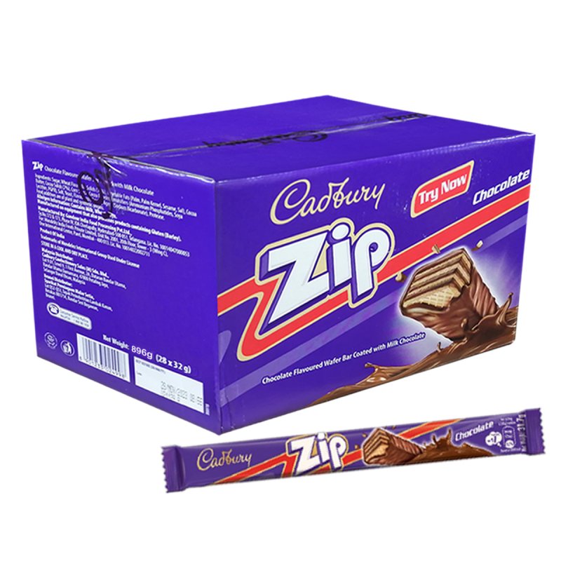 CADBURY ZIP COKLAT WAFER BAR 32G