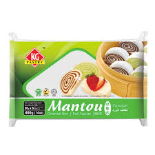 kG Pastry Mantou Pandan | 8 x 50 g