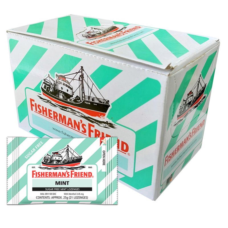 FISHERMANS FRIEND LOZENGES MINT 25G