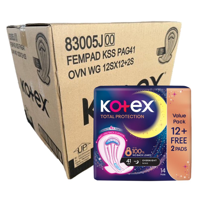 Kotex Malam Bersayap 41cm (12s)