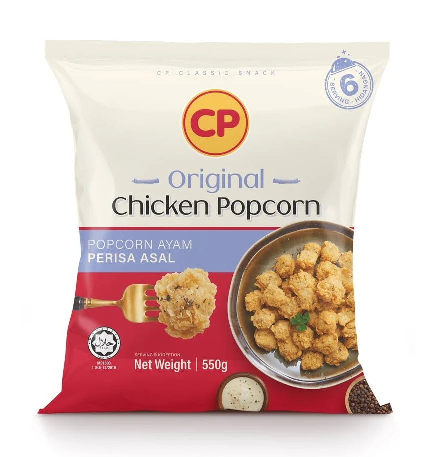 CP CHICKEN POPCORN ORIGINAL 550G