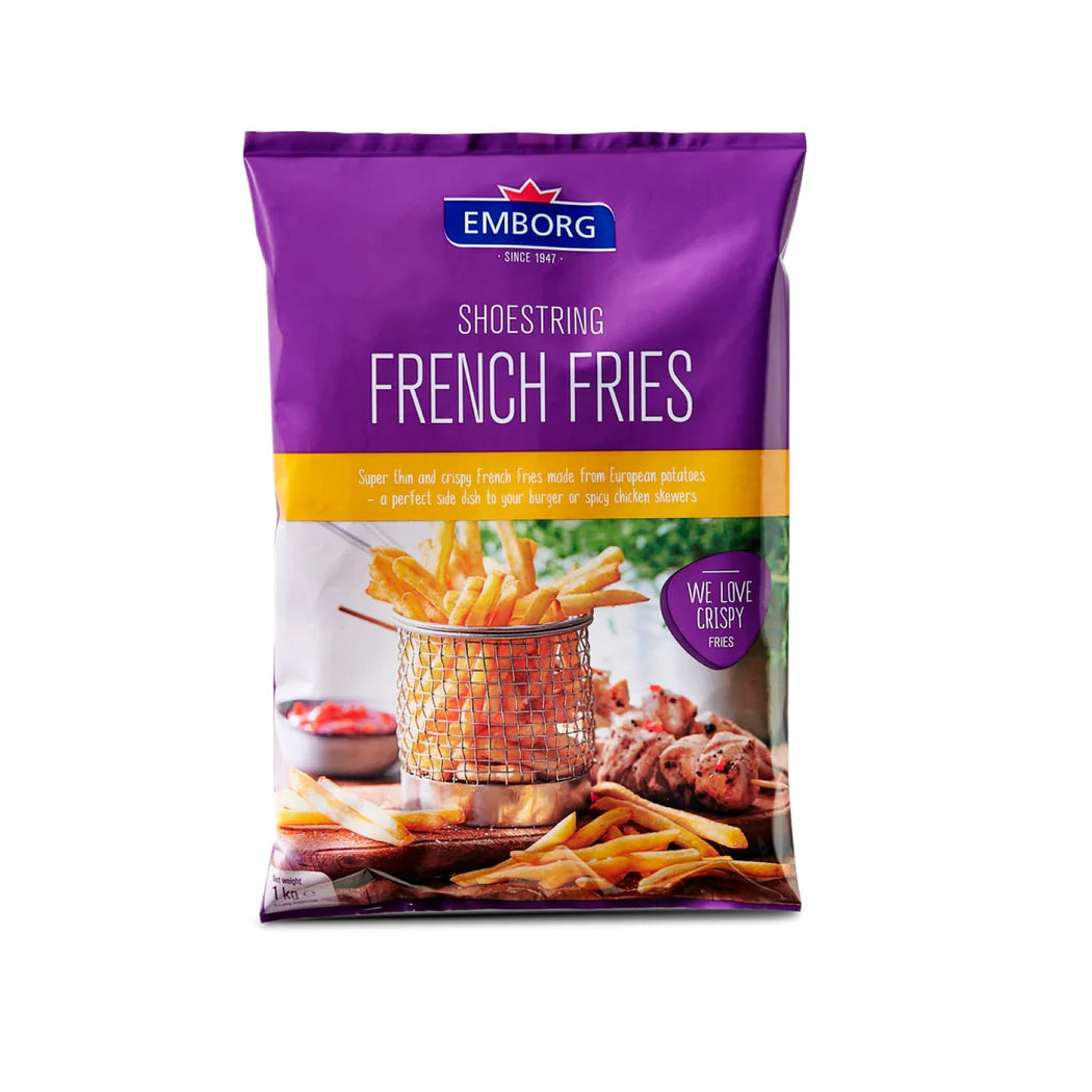 Emborg French Fries-Shoestring 1kg