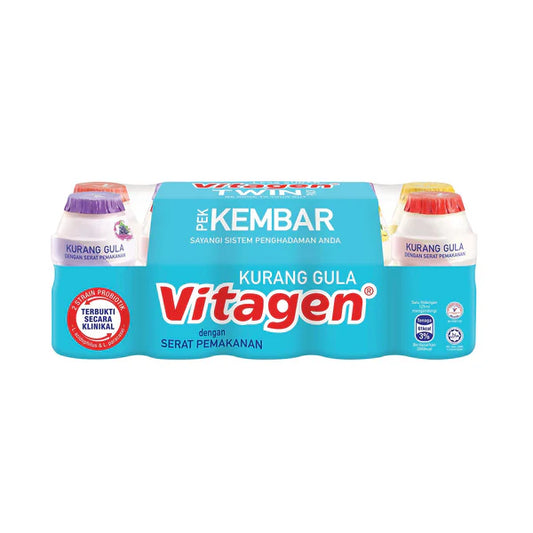 Vitagen Less Sugar Assorted Flavour Twinpack 125ml x 10