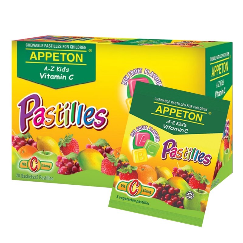Appeton Kids Pastilles With Vitamin C (Orange Flavor) 10g