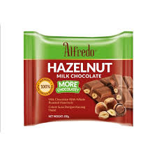 Alfredo Coklat Kacang Hazel (Alfredo Hazelnut Chocolate) 100g