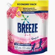 Breeze Cecair Pencuci 2-dalam-1 Silky Sakura Pek Isian Semula 3.2kg