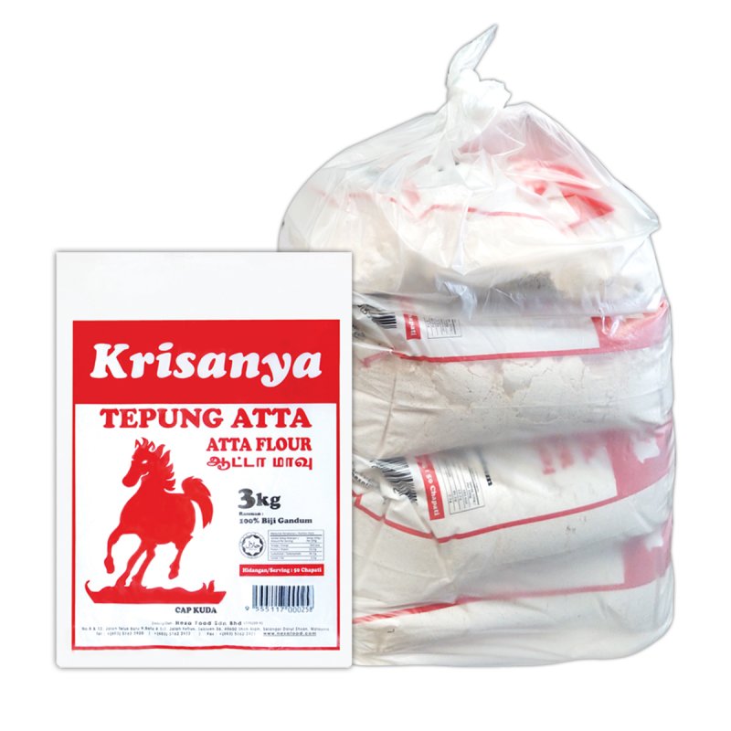 Krisanya Tepung Atta 3kg