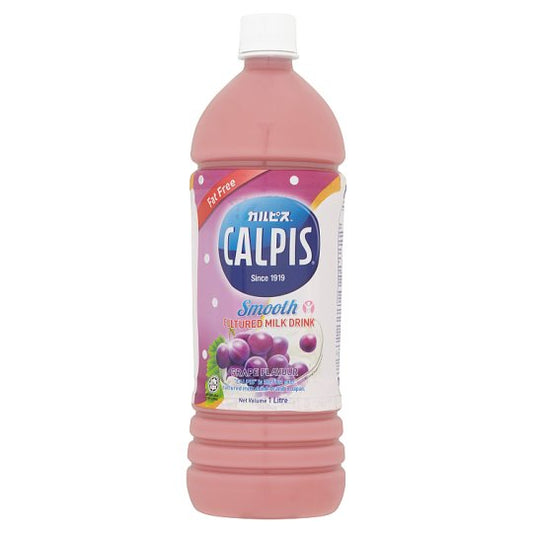 Calpis Grape Flavoured Cultured Milk Drink 1L