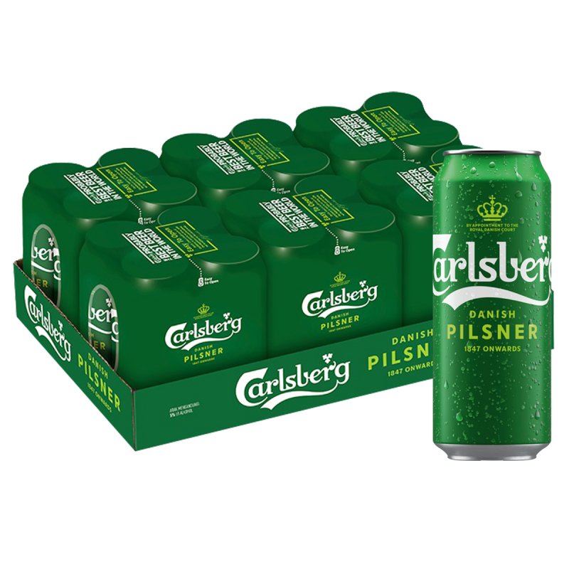 Carlsberg Bir Tin Hijau 500ml