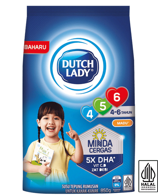 DUTCH LADY SUSU MADU 4-6 TAHUN 850G