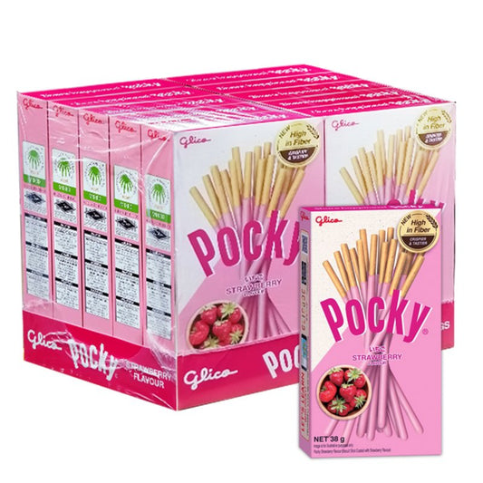 Glico Pocky Stik Strawberi 38G