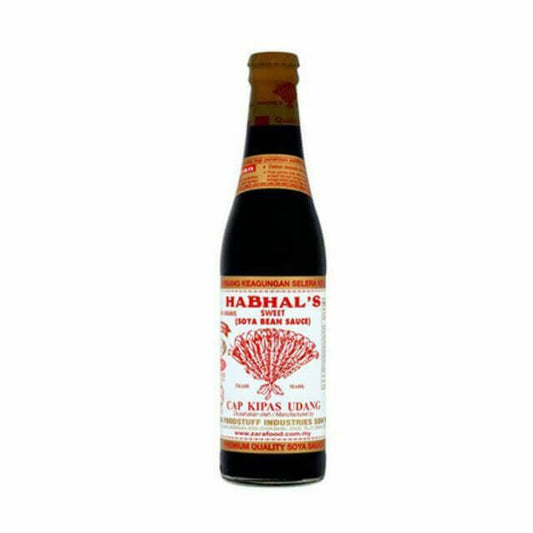 Habhal's Cap Kipas Udang Kicap Lemak Manis 345ml
