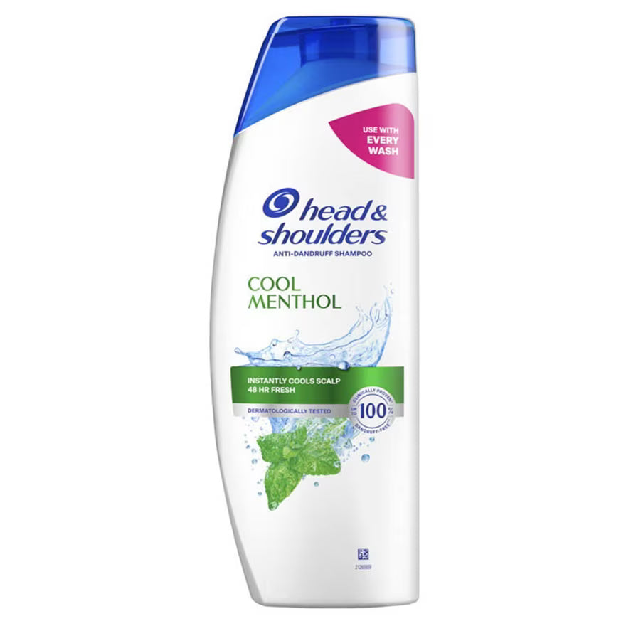 Head & Shoulders Cool Menthol Anti-Dandruff Shampoo 300ml