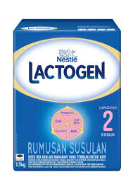 LACTOGEN Susu Tepung Langkah 2 (1.3KG)