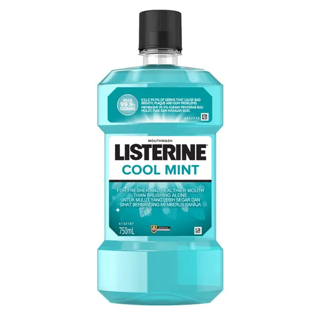 Listerine Cool Mint Mouthwash 750ml
