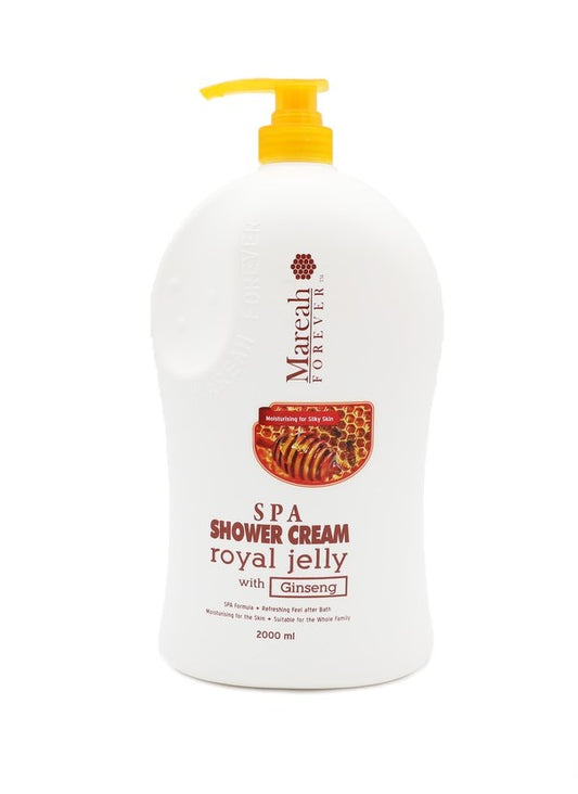 Mareah Spa Shower Cream Royal Jelly with Ginseng dalam saiz 2 liter