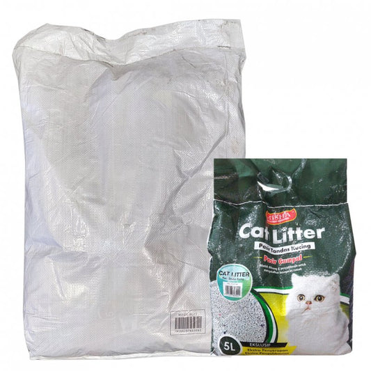 MISHA Premium Clumping Cat Litter 5L Pasir Kucing.