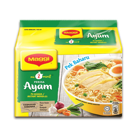 Maggi 2-Minn Ayam  5 pcs x 77g