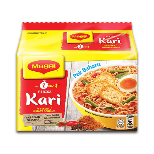 Maggi 2-Minn Kari (Curry) Instant Noodles  5 x 79g