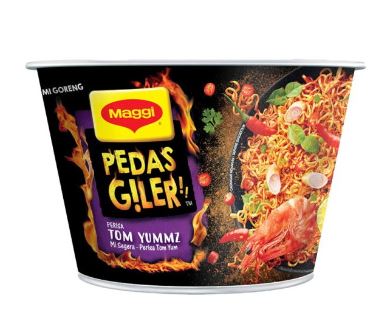 Maggi Pedas Giler Tom Yummz 92g