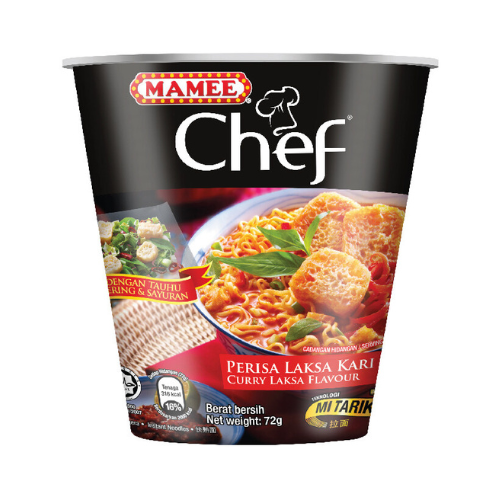 Mamee Chef Cup Curry Laksa 72g