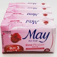 May Rose Pleasure Bar Soap  (3+1) 75g