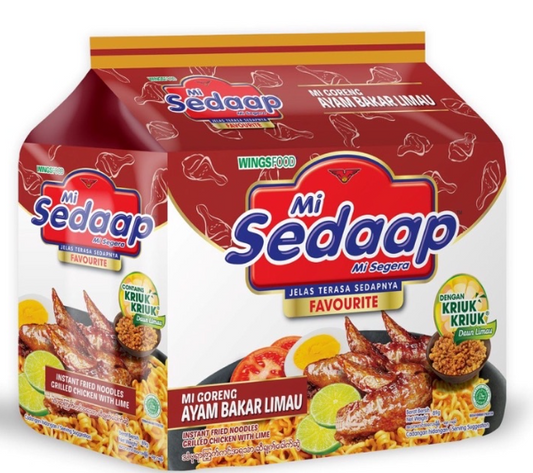Mi Sedaap Ayam Bakar Limau 5 pcs x 89g