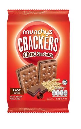 Munchy's Sandwich Chocolate 258g