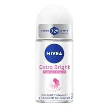 NIVEA Extra Brightening Roll On 50ML (NIVEA Deodorant Extra Brightening Roll On 50ml)