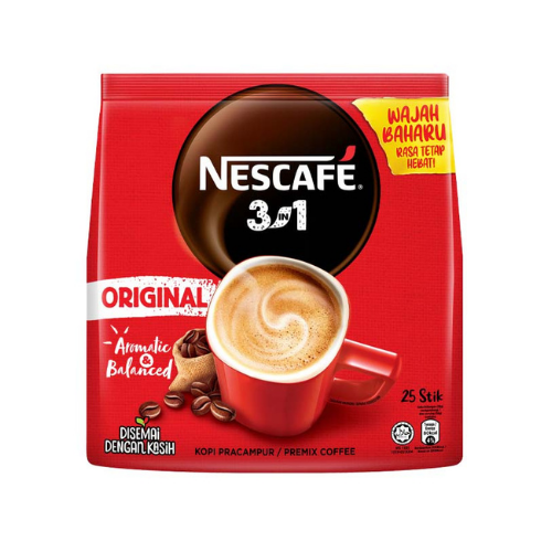 Nescafe 3 in 1 Original  25 sticks x 18g