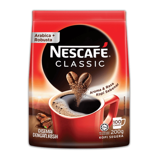 Nescafe Classic Instant Coffee Soft Pack 200g