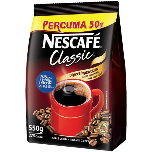 Nescafé Classic Instant Coffee Soft Pack 550g