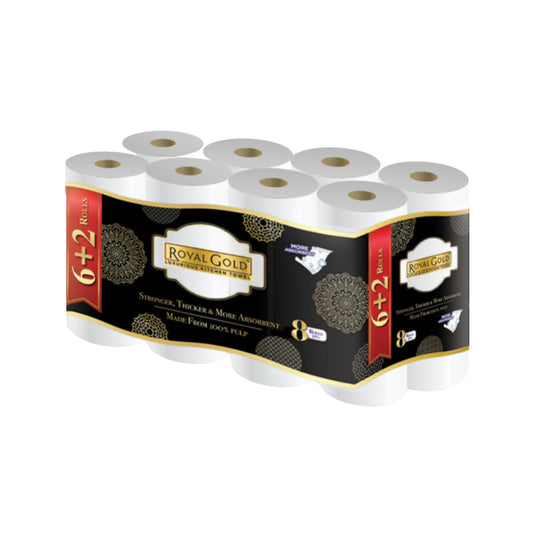 ROYAL GOLD TISU DAPUR 6+2 GULUNG