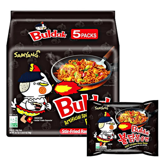 Samyang Hot Chicken Flavor Ramen (Original Pedas) (5 x 140g)