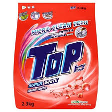 TOP SUPER PUTIH SERBUK PENCUCI 2.1KG