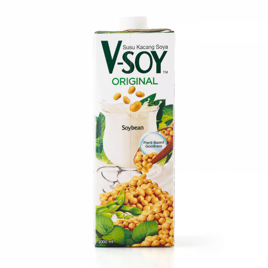 V-Soy Original Soya Bean Milk UHT 1L