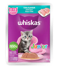 Whiskas Pouch Junior Tuna 80g,