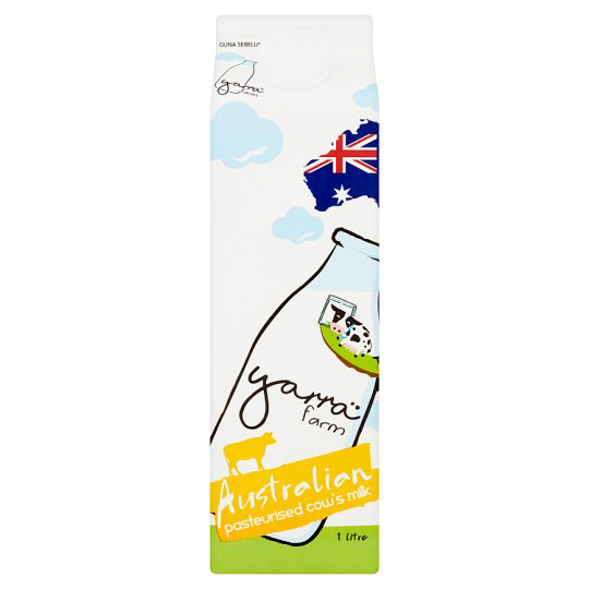 Yarra Farm Australian Pasteurized Cows Milk 1L