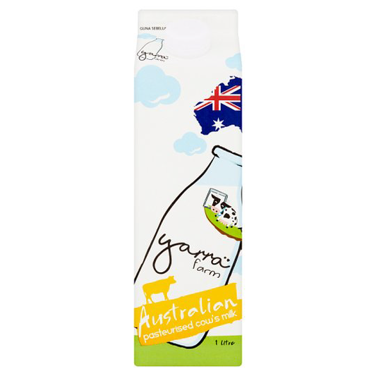 Yarra Farm Australian Pasteurized Cows Milk 1L