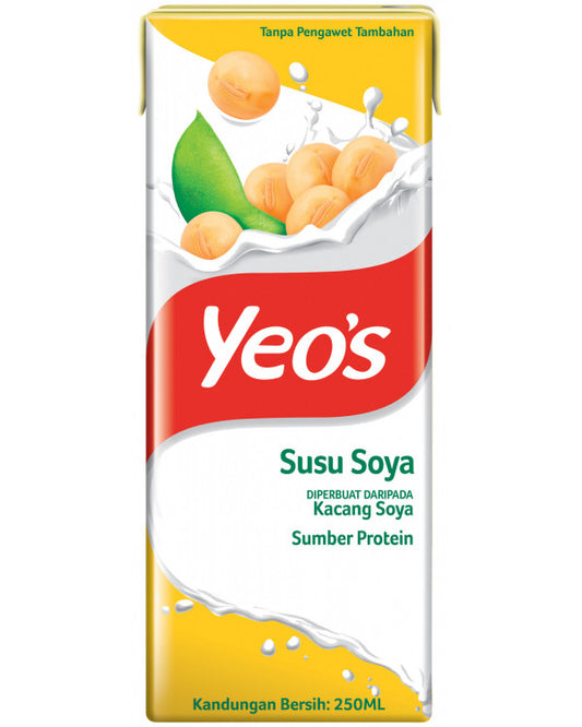 Yeo's Soya Bean Milk 250ml 6 packs